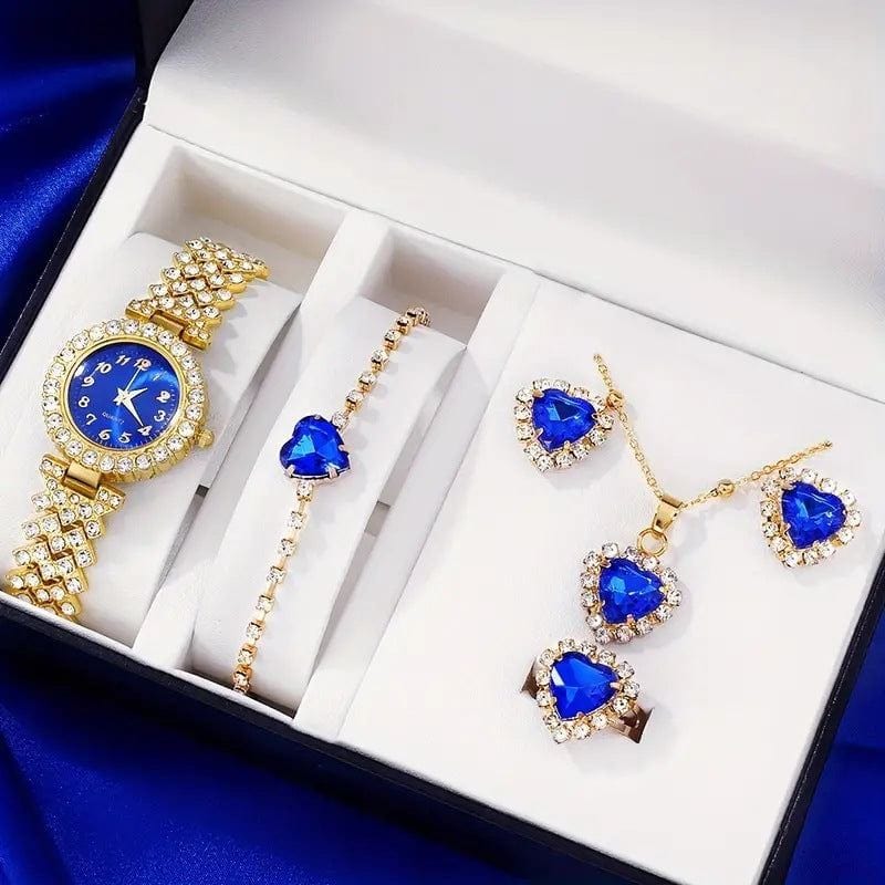 Fashion Watch Gift - Stylish Quartz Watch with Necklace & Bracelet