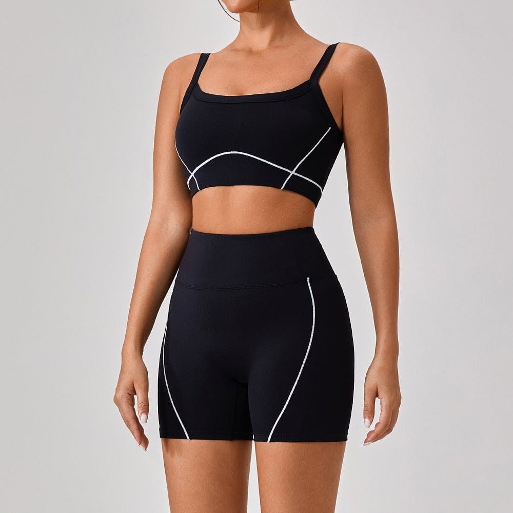 Outdoor Sports Yoga Suits Stylish Women's Fitness Set Outfits