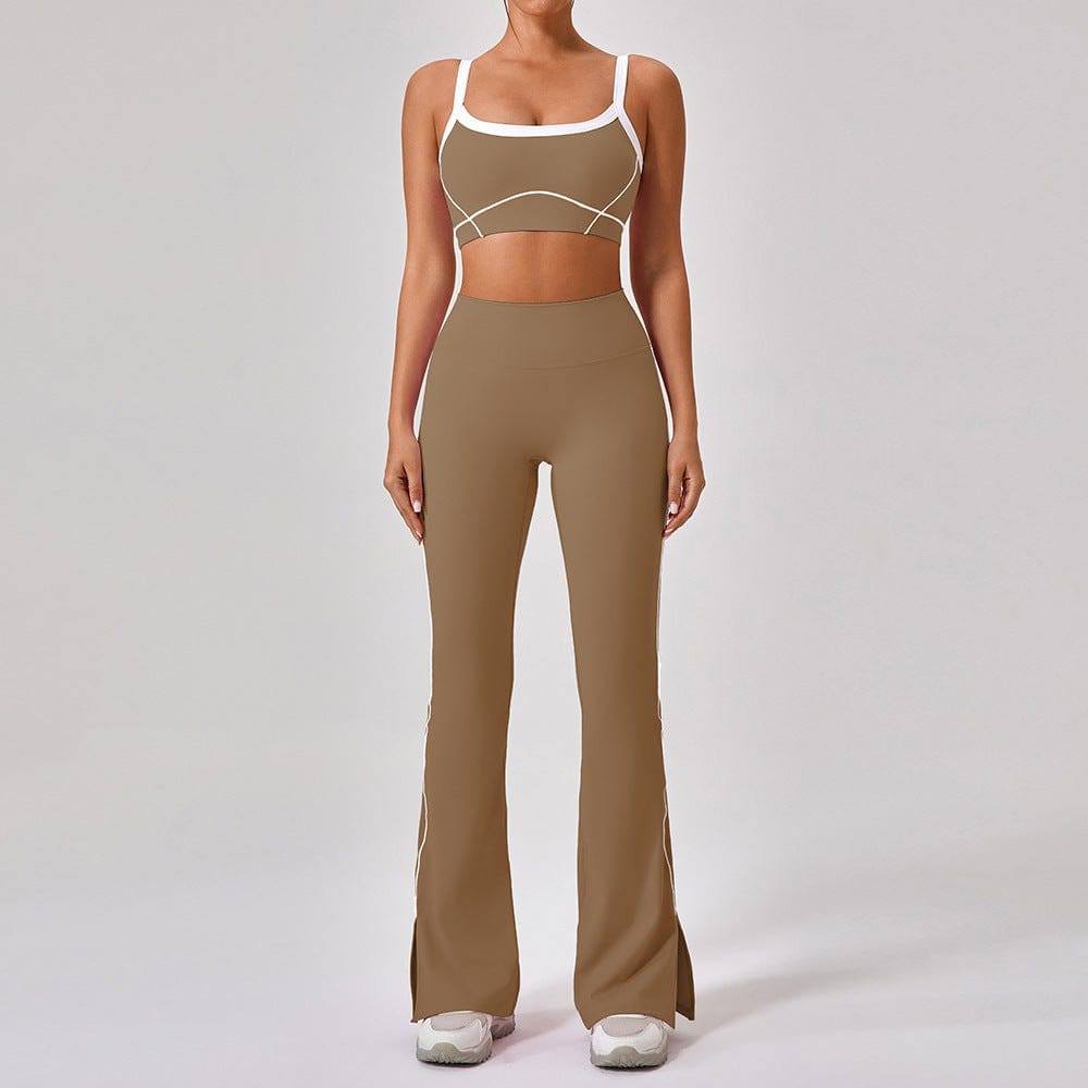 Outdoor Sports Yoga Suits Stylish Women's Fitness Set Outfits