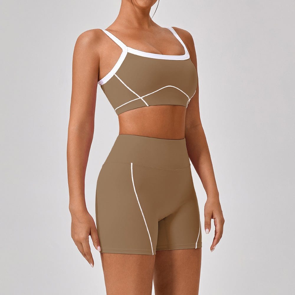 Outdoor Sports Yoga Suits Stylish Women's Fitness Set Outfits
