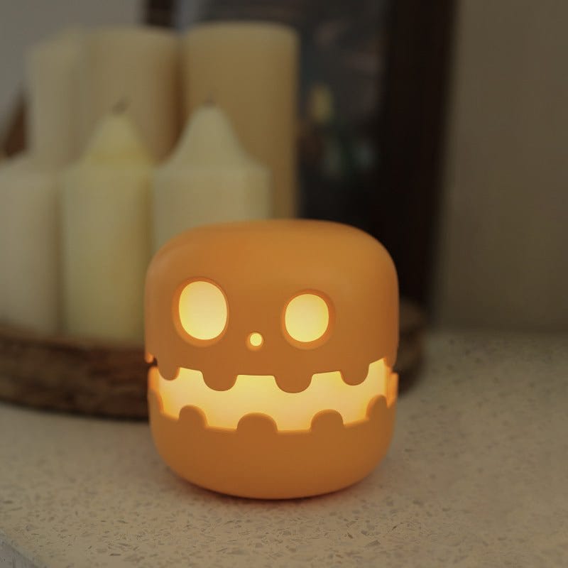Pumpkin Lamp Bedside - Cute Halloween Night Light Decoration