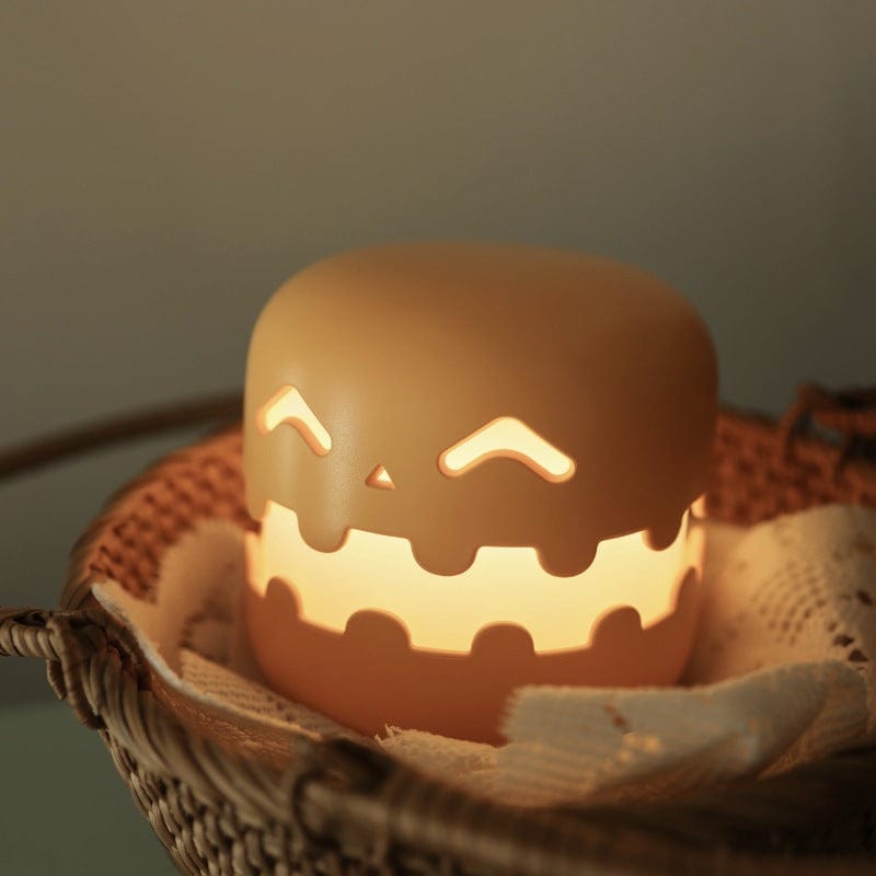 Pumpkin Lamp Bedside - Cute Halloween Night Light Decoration