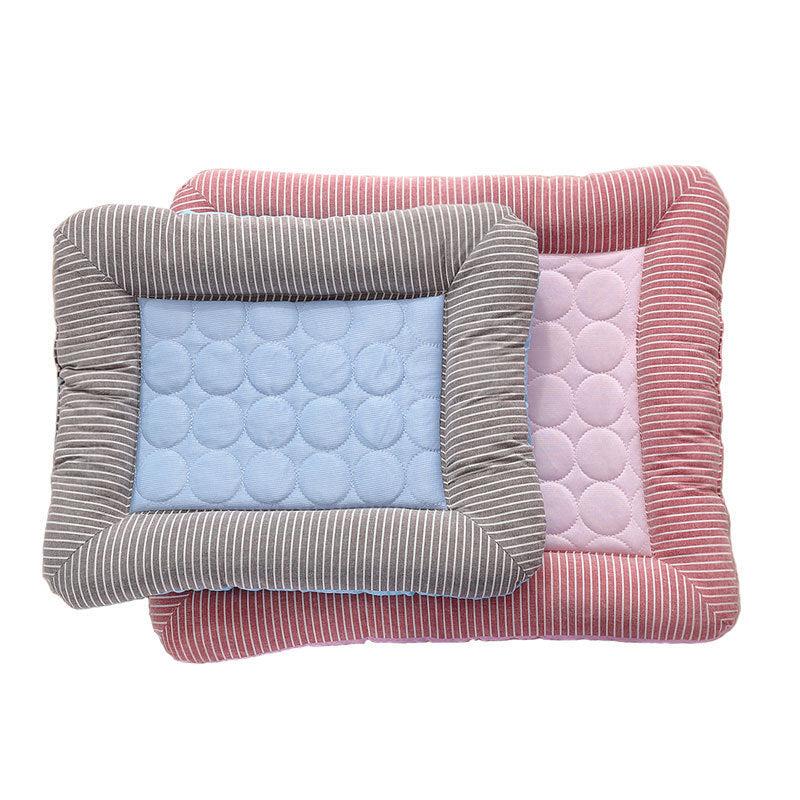 Pet Cooling Pad Bed - Soft Ice Silk Mat for Dogs & Cats