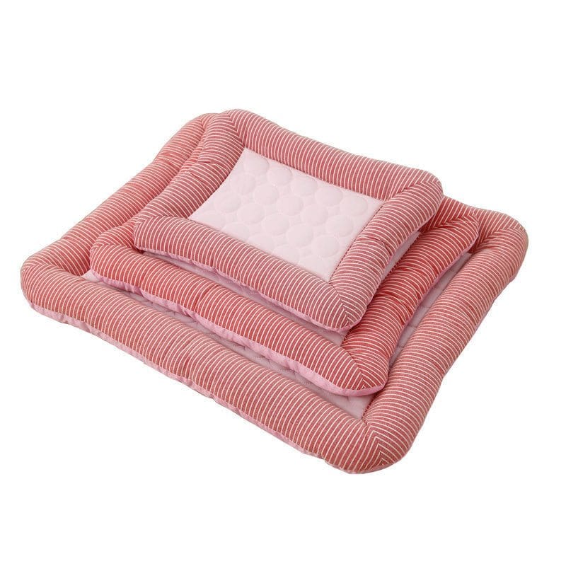 Pet Cooling Pad Bed - Soft Ice Silk Mat for Dogs & Cats