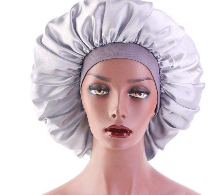 Beauty print Satin silk Bonnet Sleep Night Cap for All Seasons