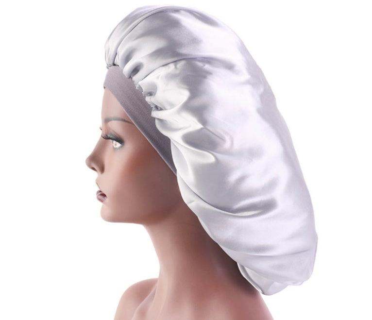 Beauty print Satin silk Bonnet Sleep Night Cap for All Seasons