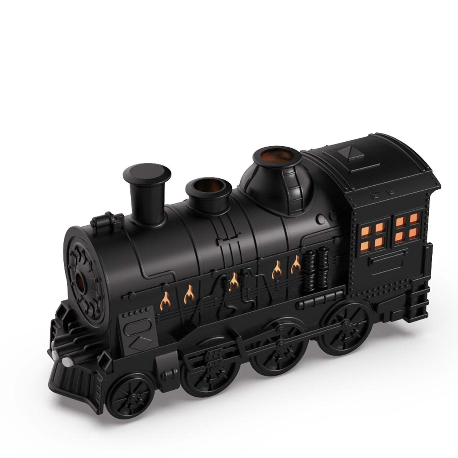 Train Shape Aromatherapy Diffuser Ultrasonic Air Humidifier LED Lamp