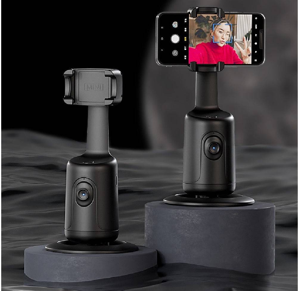 360 Auto Face Tracking Gimbal - AI Smart Phone Holder & Stabilizer