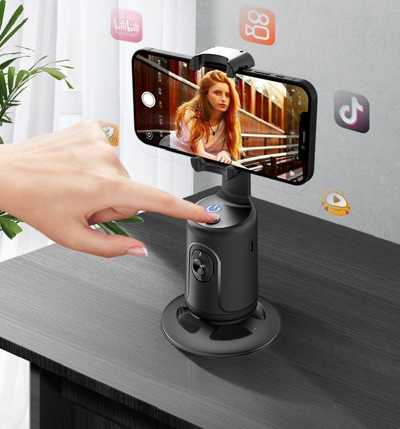 360 Auto Face Tracking Gimbal - AI Smart Phone Holder & Stabilizer