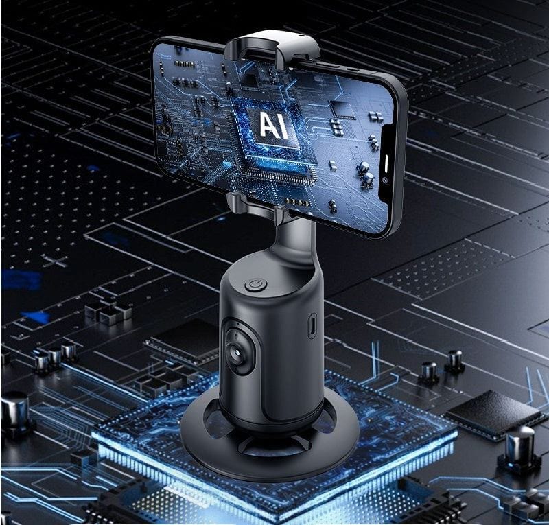 360 Auto Face Tracking Gimbal - AI Smart Phone Holder & Stabilizer