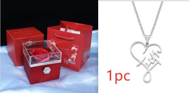 Rotating Soap Flower - Creative Rose Jewelry Gift Box for Women