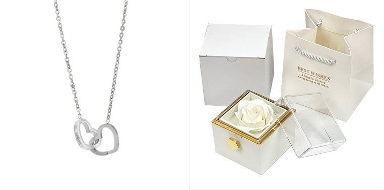 Rotating Soap Flower - Creative Rose Jewelry Gift Box for Women