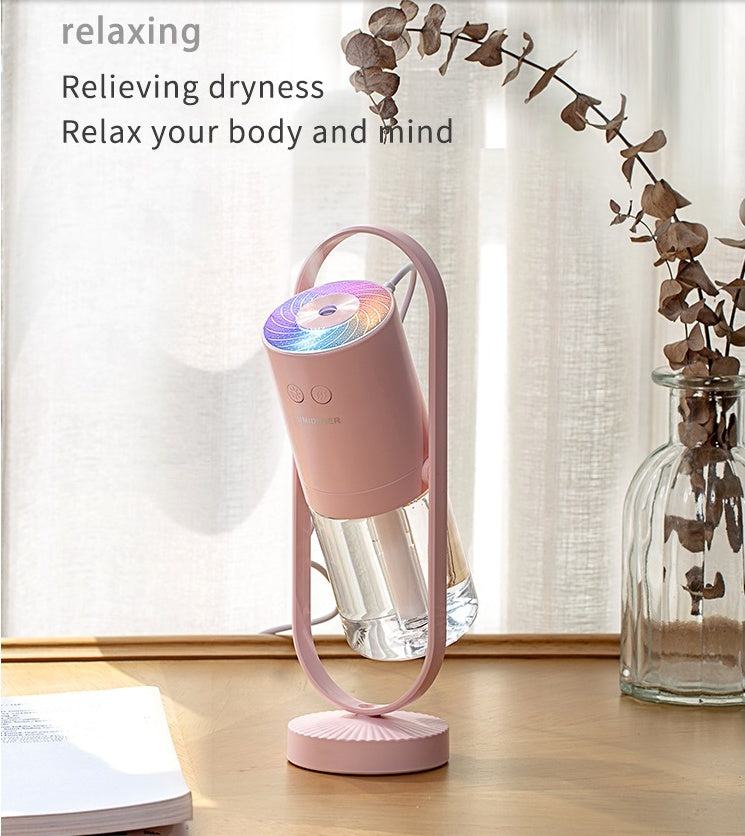 Magic Shadow USB Air Humidifier - Ultrasonic Mist Maker with Night Lights