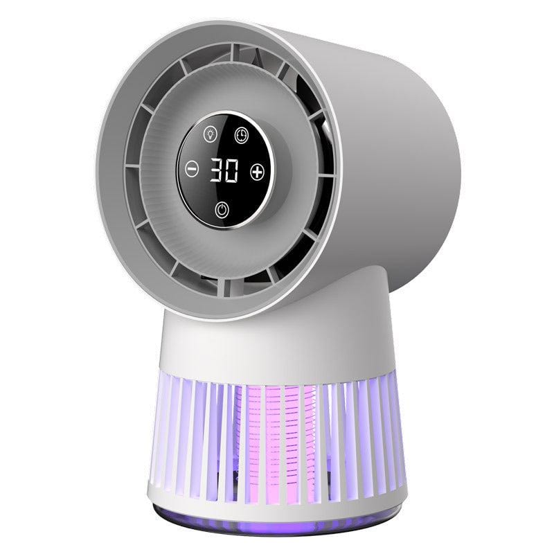Creative 2-in-1 Mosquito Killing Mini Desk Fan with USB Rechargeable