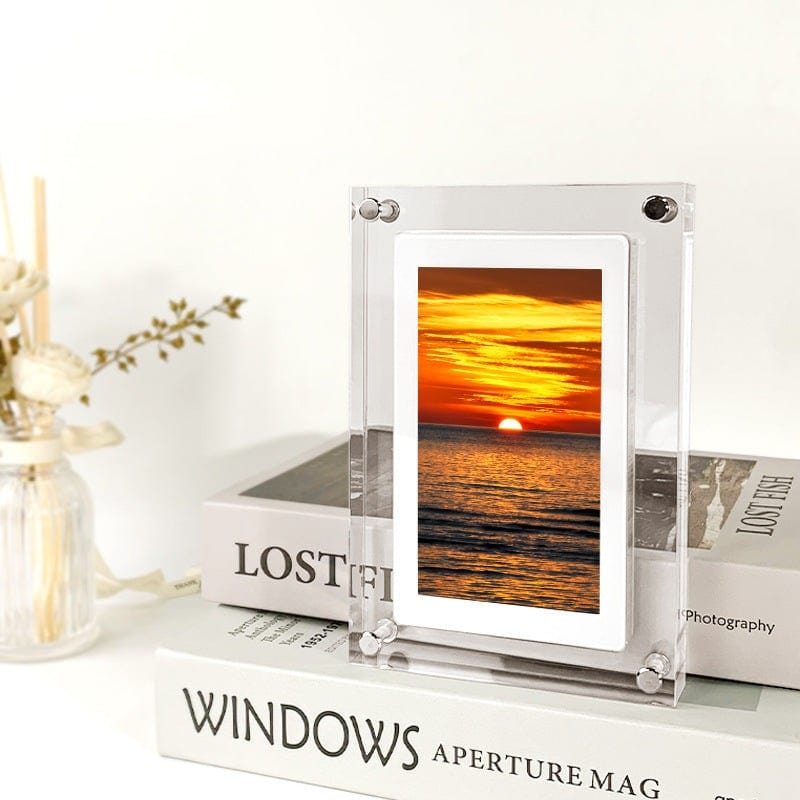 Digital Picture Frame Acrylic Video Player with 1GB & Battery