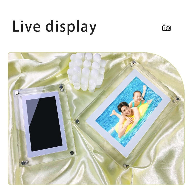 Digital Picture Frame Acrylic Video Player with 1GB & Battery