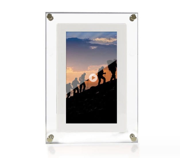 Digital Picture Frame Acrylic Video Player with 1GB & Battery