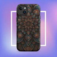 iPhone tough case: Geometric Mandala MagSafe iPhone Protective Cover 