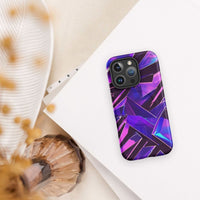 iPhone tough case - Modern purple MagSafe® durable iPhone protection 