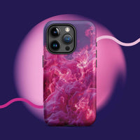 iPhone tough case - Pink fiery cloud MagSafe® iPhone protective cover