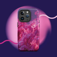 iPhone tough case - Pink fiery cloud MagSafe® iPhone protective cover