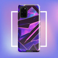 Samsung Galaxy Tough Case - Modern purple design protective phone case