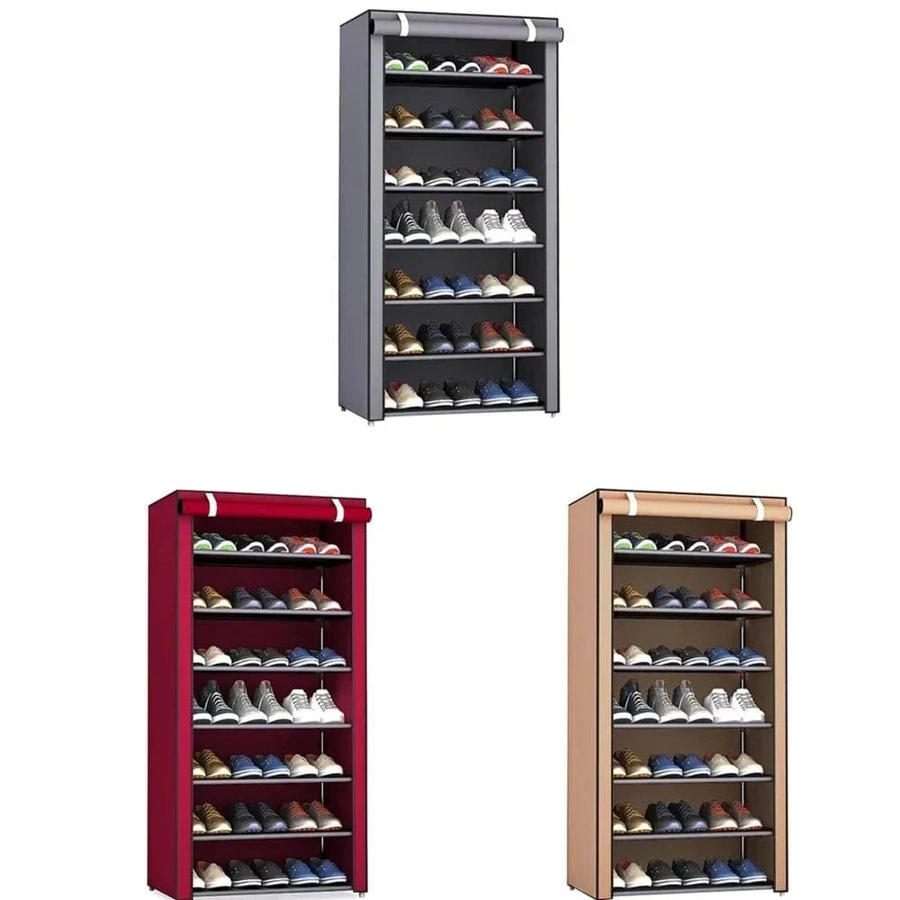 Organizer Multilayer Shoe Rack Space Saving Dustproof Shelf Organizer - TeninoVentures
