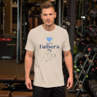 Fathers Day T-Shirt with heart and hand design, perfect gift for dads