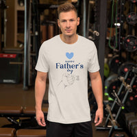 Fathers Day T-Shirt: Heart & Hand Design -  Perfect Gifts for Dads.