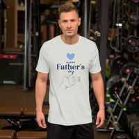 Fathers Day T-Shirt: Heart & Hand Design -  Perfect Gifts for Dads.