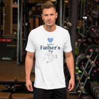 Fathers Day T-Shirt: Heart & Hand Design -  Perfect Gifts for Dads.
