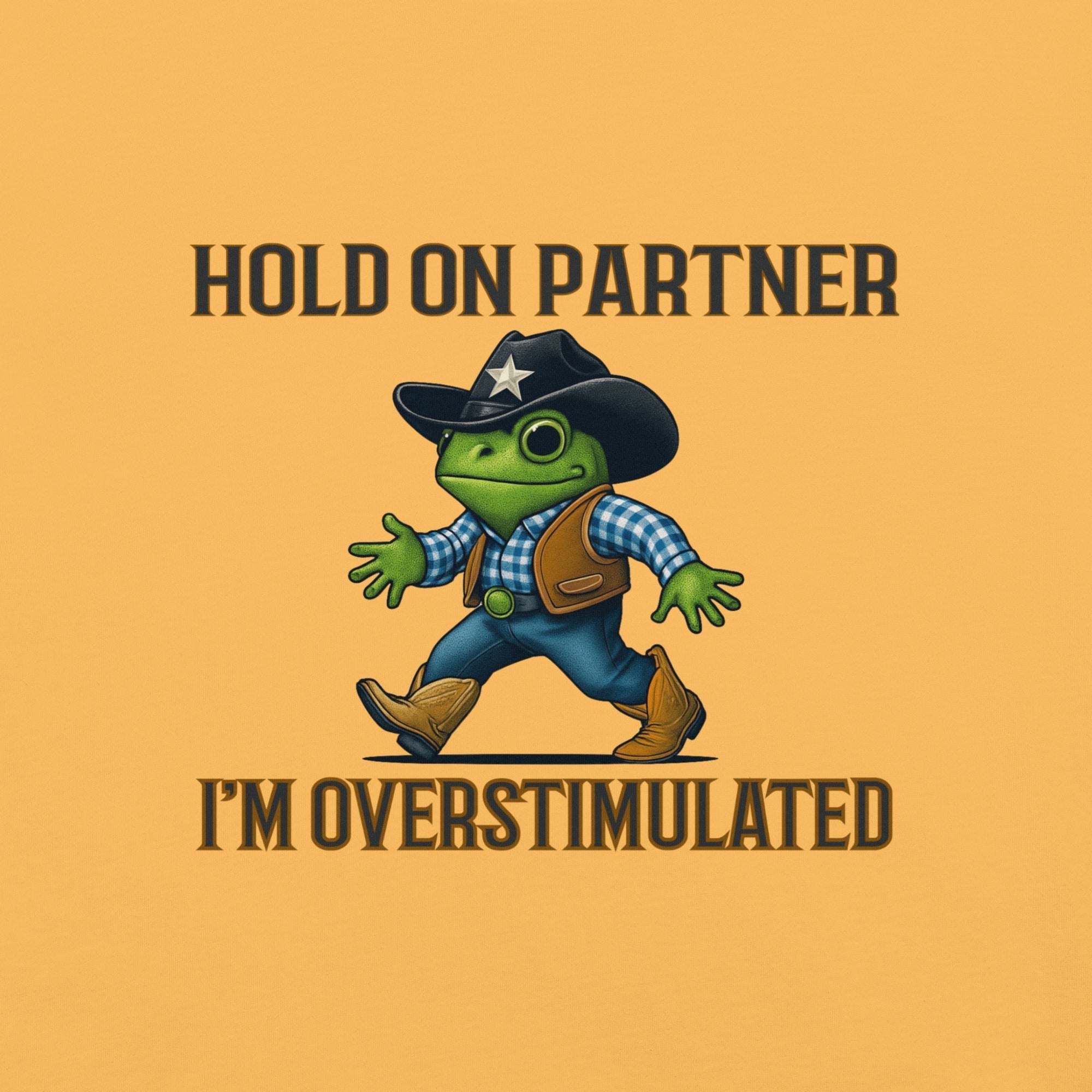 Overstimulated Cowboy Frog