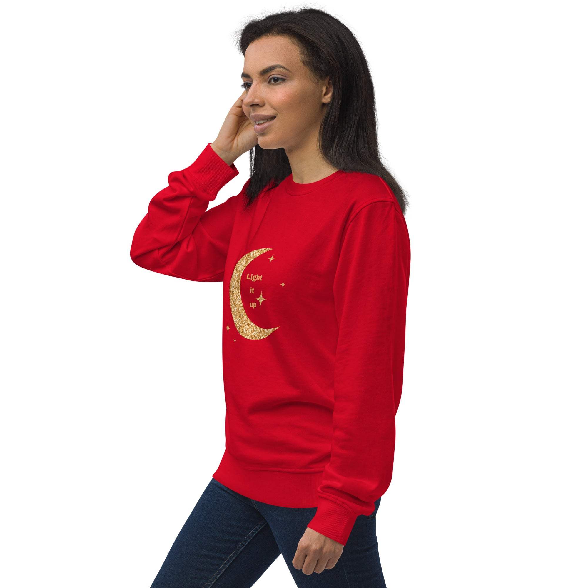 Gold Crescent Moon Sweatshirt