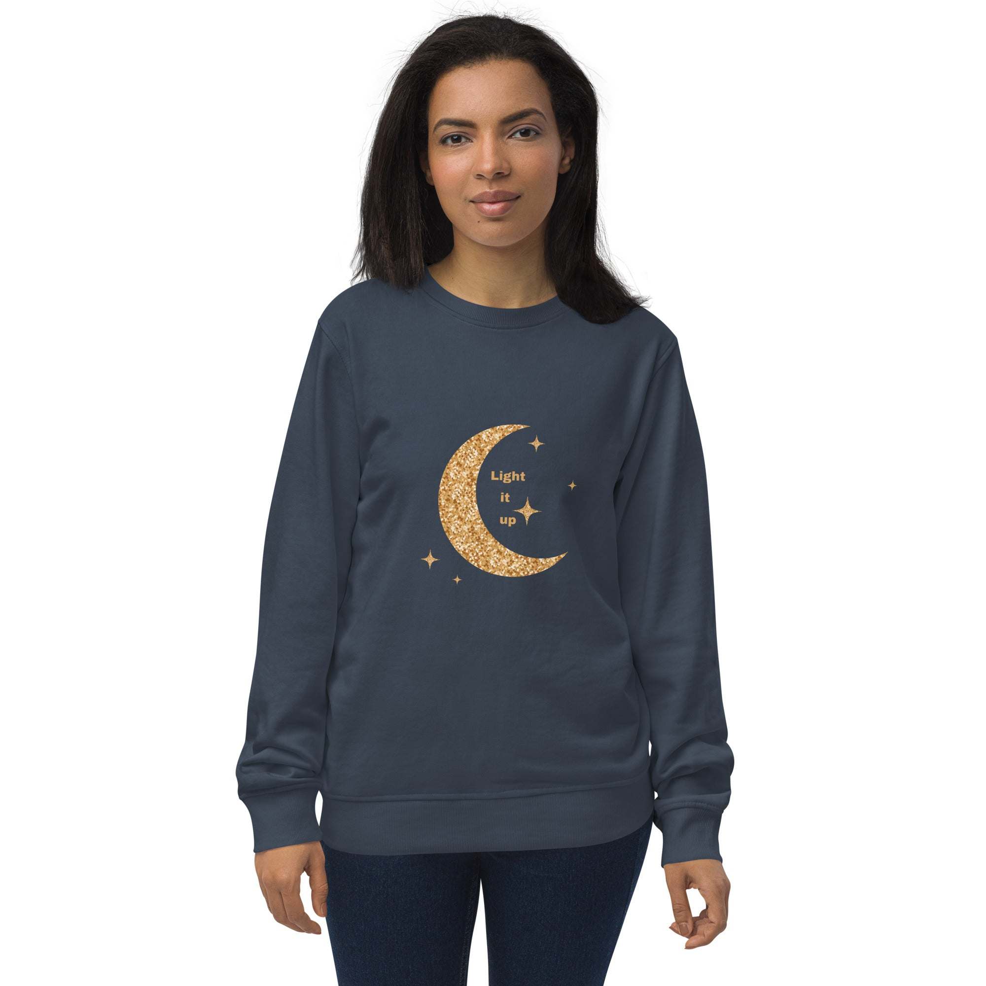 Gold Crescent Moon Sweatshirt
