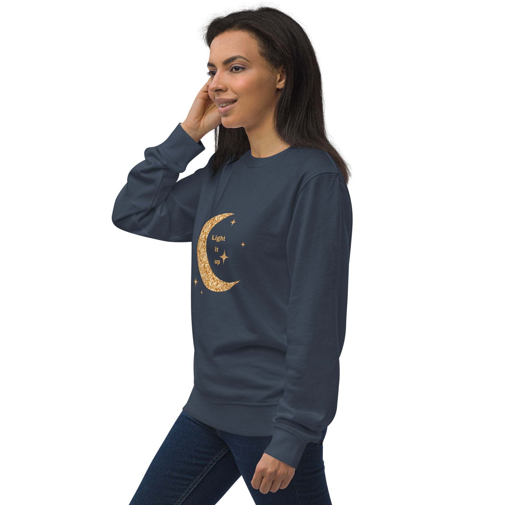 Gold Crescent Moon Sweatshirt