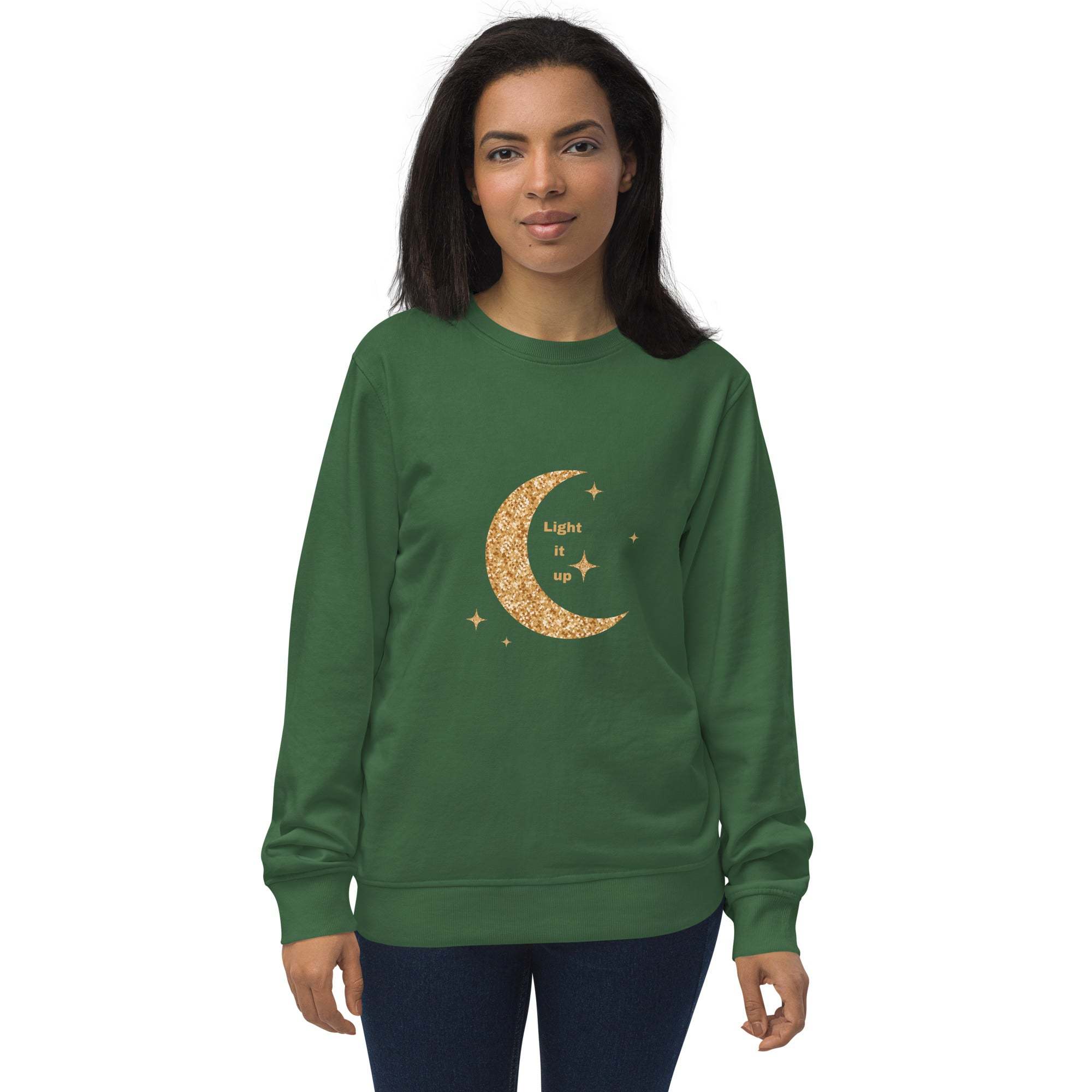 Gold Crescent Moon Sweatshirt