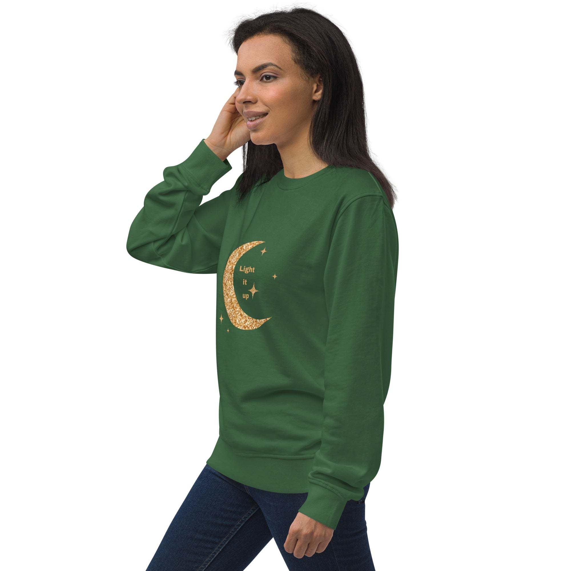 Gold Crescent Moon Sweatshirt