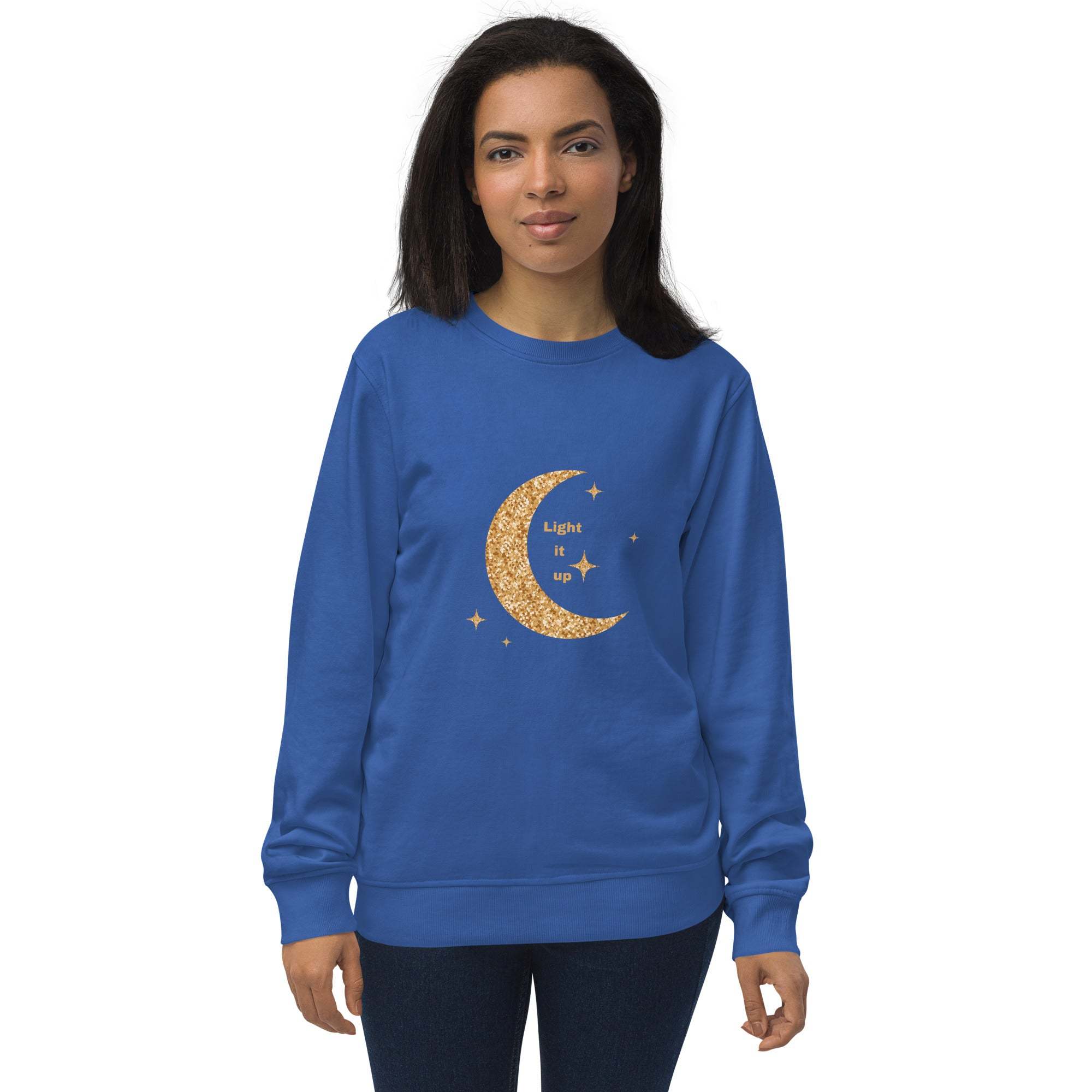 Gold Crescent Moon Sweatshirt