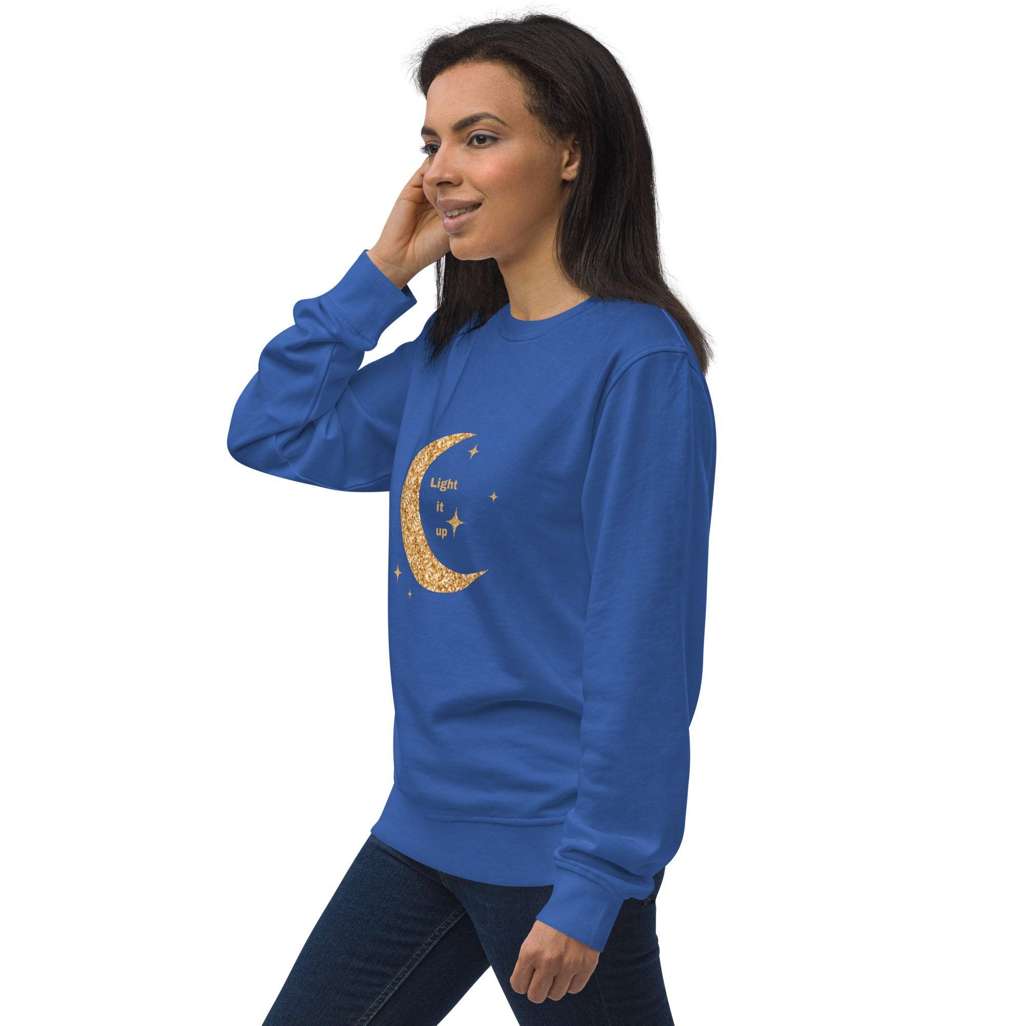 Gold Crescent Moon Sweatshirt