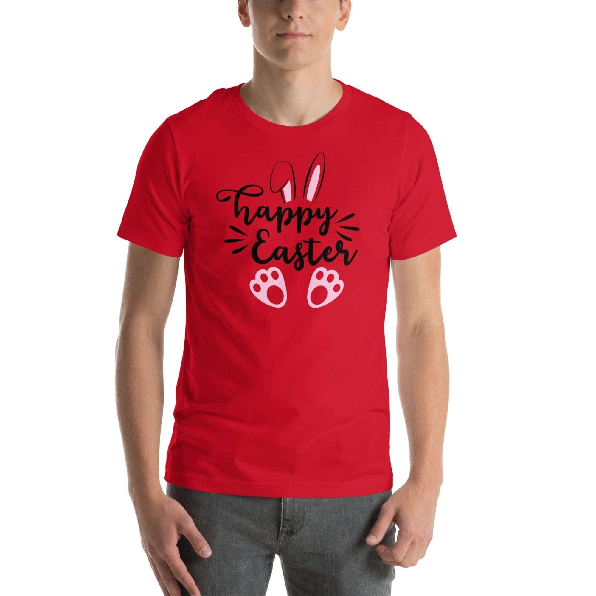 Happy Easter Bunny Ears T-shirt with festive rabbit design for Easter celebrations