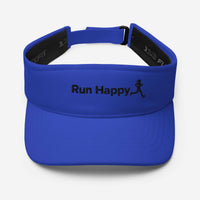 Womens Run Happy Sun Visor - Lightweight & Comfortable