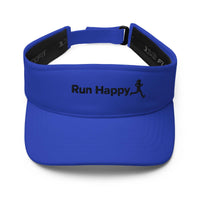 Womens Run Happy Sun Visor - Lightweight & Comfortable
