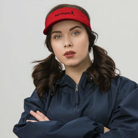 Womens Run Happy Sun Visor - Lightweight & Comfortable