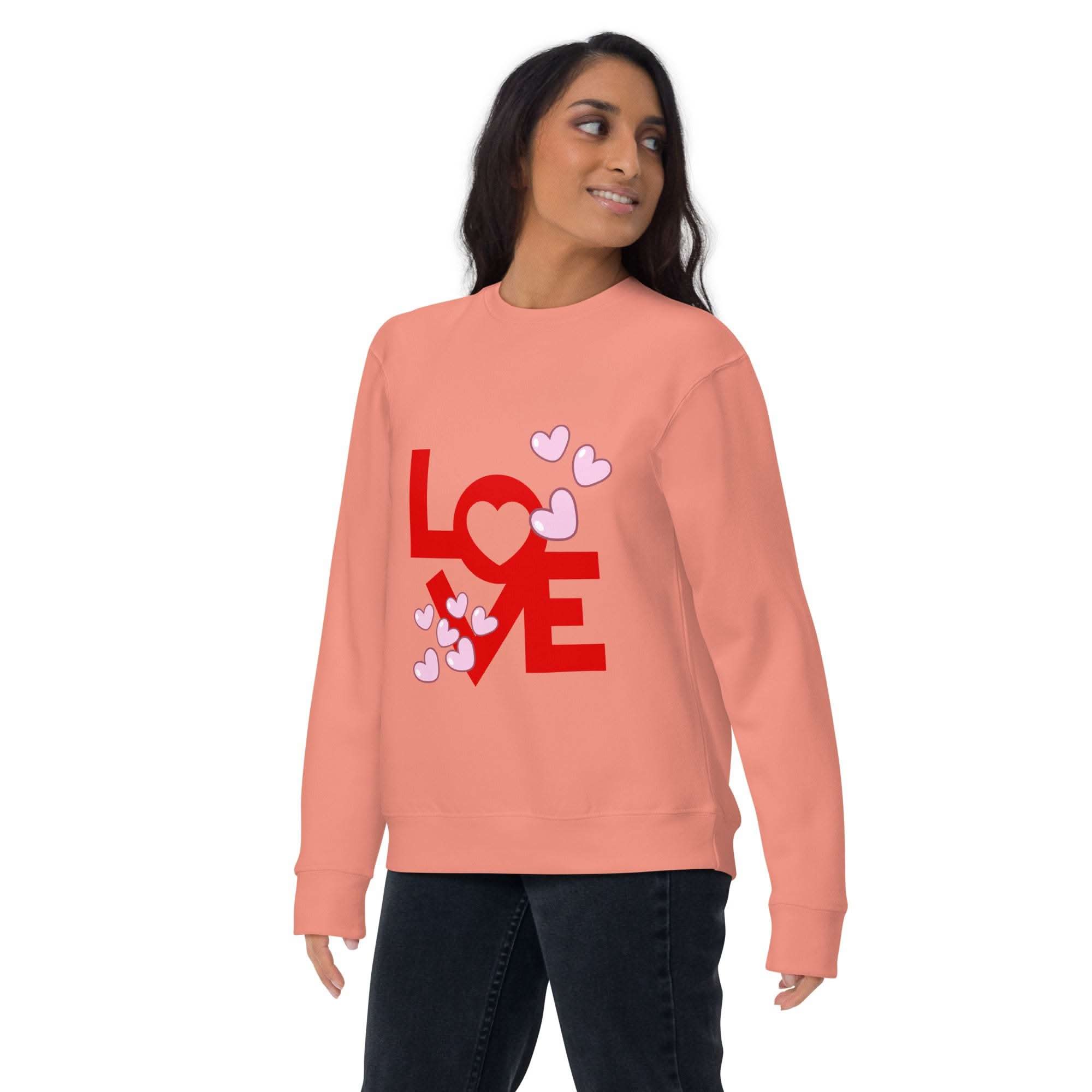 Love Sweatshirt - Express Your Love with Cozy, Stylish Comfortable tee