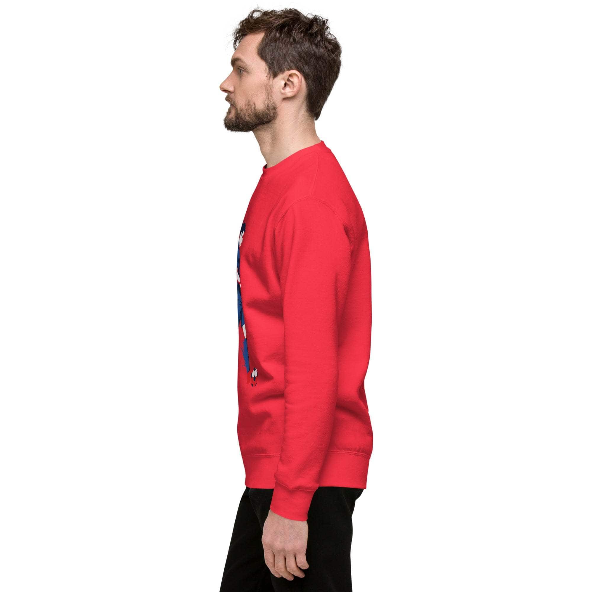 Soccer Player Sweatshirt - Stylish tee, Football Fan Apparel for All