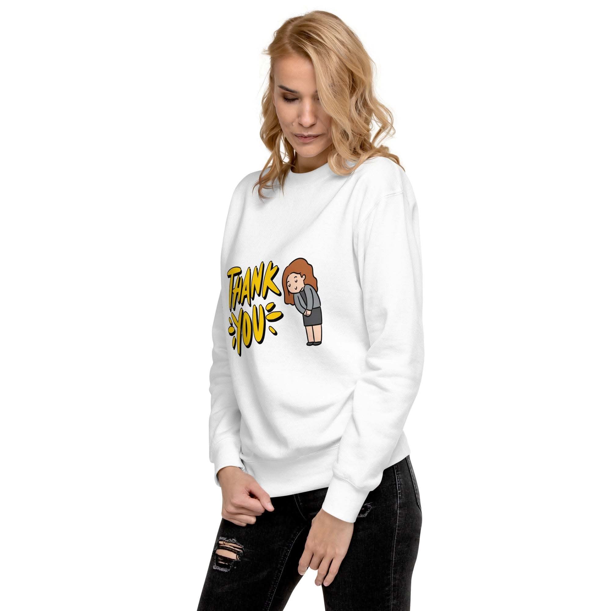 Thank You Sweatshirt - Express Gratitude in Style & Comfortable Shirt